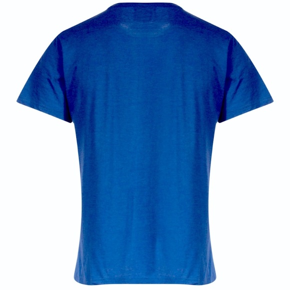 NWOT Chicago Cubs Heather Royal Wrigley Field Marquee Distressed Tee Size S - Picture 2 of 9